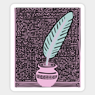 Quill - Pop Art Writer Gift Sticker